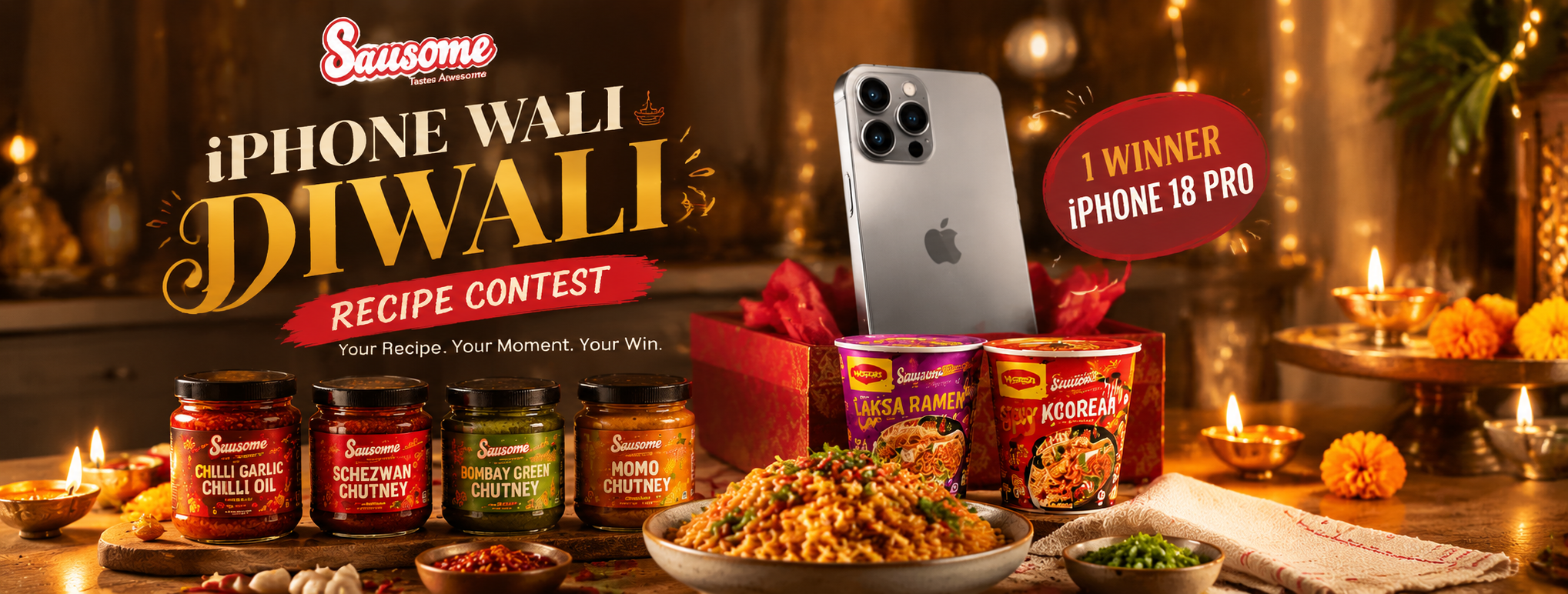 Sausome iPhone Wali Diwali Recipe Contest